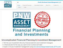 Tablet Screenshot of pnw-assetmanagement.com